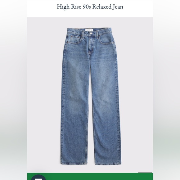 Abercrombie & Fitch Denim - Abercrombie & Fitch high rise 90’s relaxed jeans